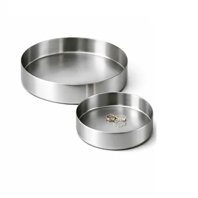 Paslanmaz Çelik Dekoratif Tepsi